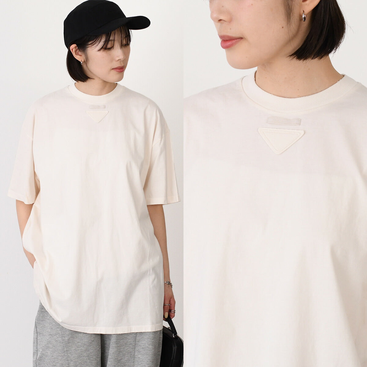 PRADA 저지 티셔츠 