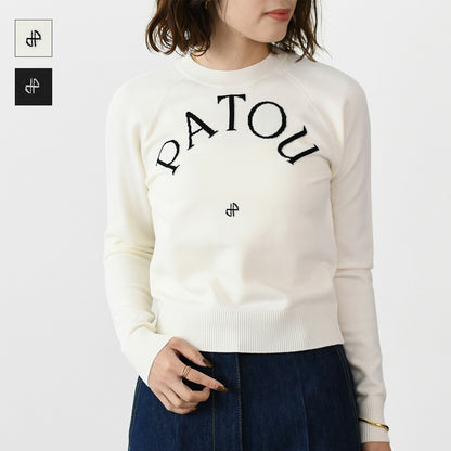 PATOU Wool Blend Logo Top 
