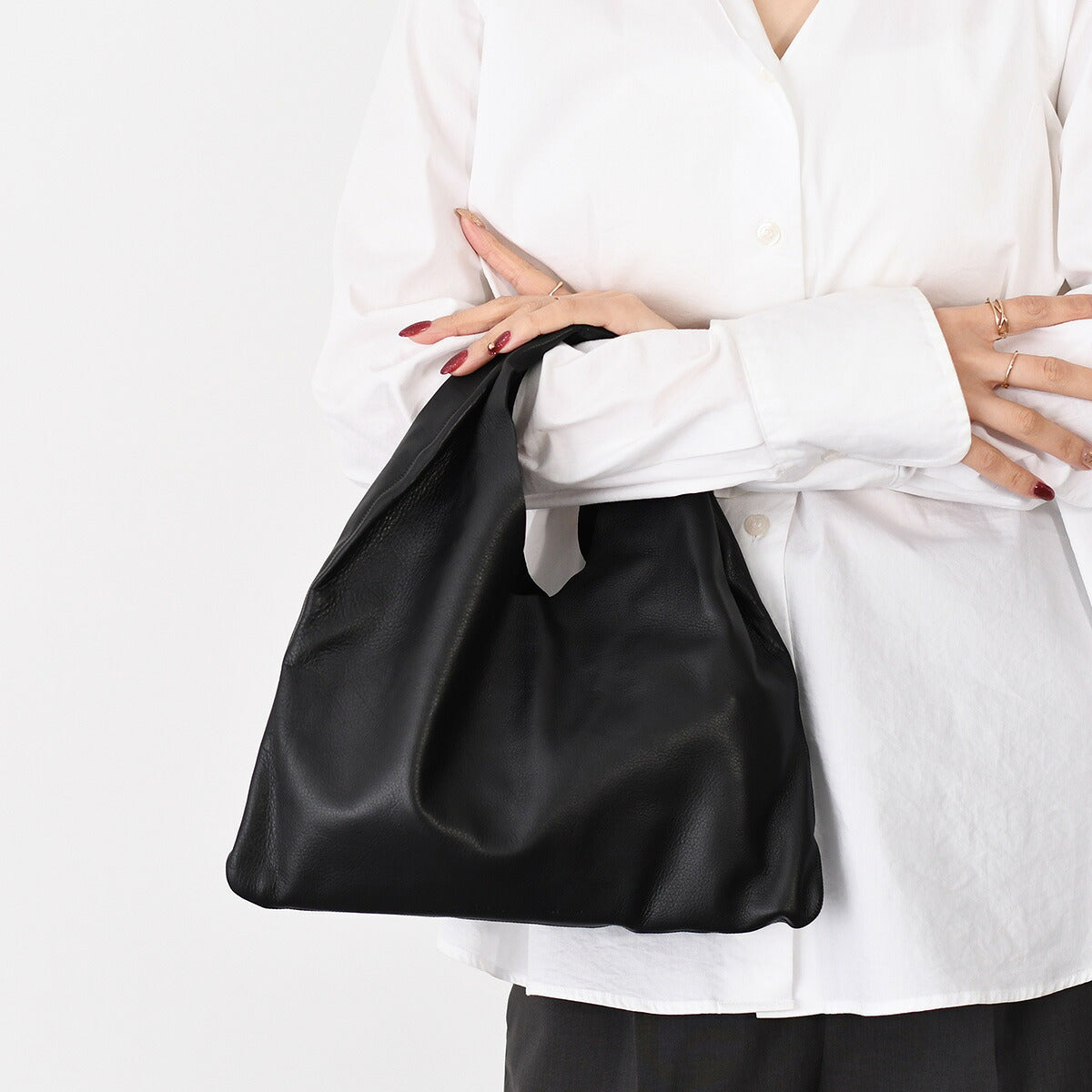 THE ROW Small Bindle Bag in Leather 