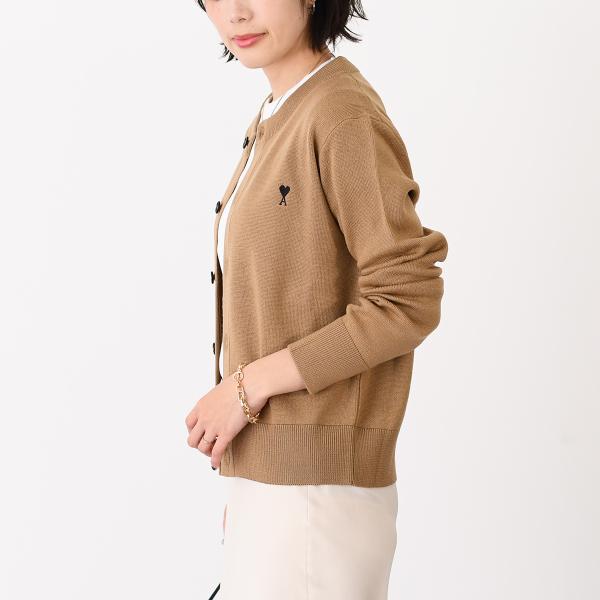 AMI PARIS AMI DE COEUR アミパリス Ami De Coeur メリノウールニット カーディガン