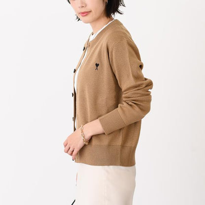 AMI PARIS AMI DE COEUR アミパリス Ami De Coeur メリノウールニット カーディガン