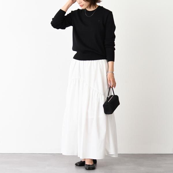 AMI PARIS AMI DE COEUR アミパリス Ami De Coeur クルーネック メリノウールニット セーター