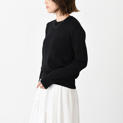 AMI PARIS AMI DE COEUR アミパリス Ami De Coeur クルーネック メリノウールニット セーター