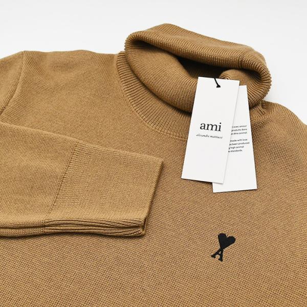 AMI PARIS AMI DE COEUR アミパリス Ami De Coeur メリノウールニット タートルネック セーター