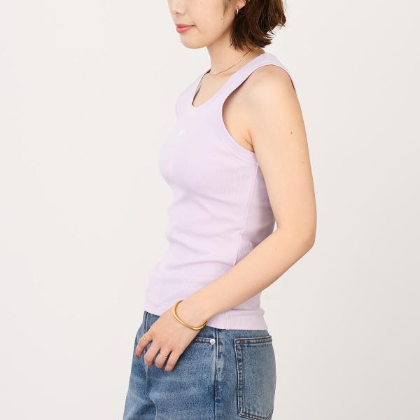 AMI PARIS Ami de Coeur コットンリブ タンクトップ