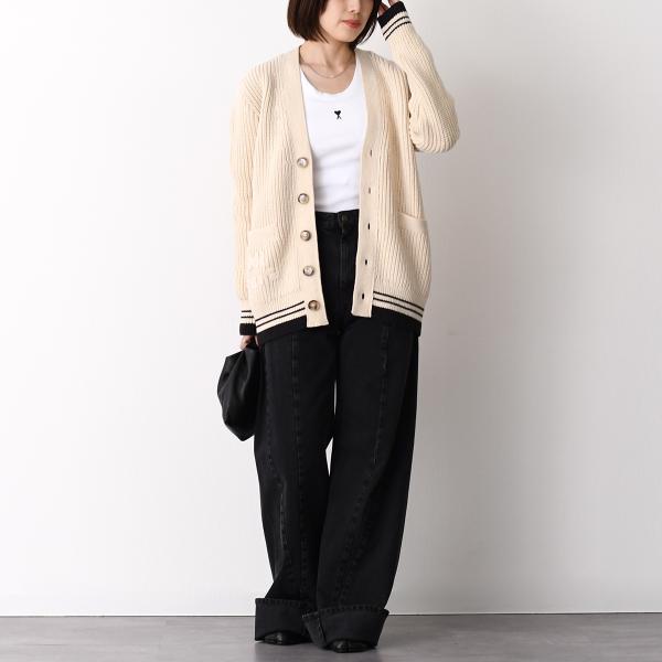 AMI PARIS アミパリス タンクトップ トップス コットンリブ FTP811