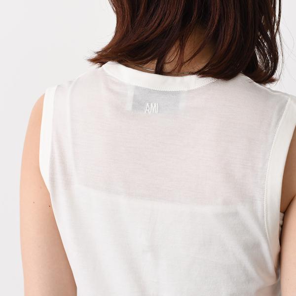 AMI PARIS ノースリーブクルーネックトップス