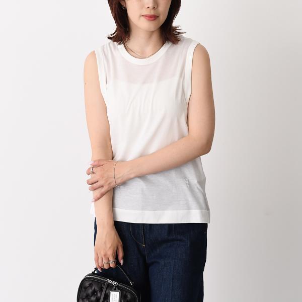AMI PARIS ノースリーブクルーネックトップス