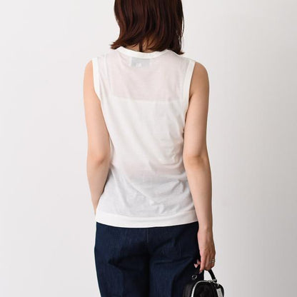 AMI PARIS ノースリーブクルーネックトップス