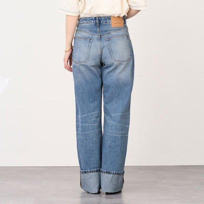 AMI PARIS AMI DE COEUR アミパリス ウォッシュドデニム ラージフィット ジーンズ