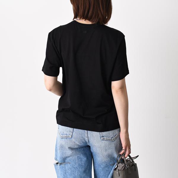 AMI PARIS Ami De Coeur シルケット加工ジャージー ショートスリーブ Tシャツ
