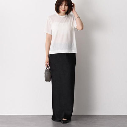AMI PARIS Ami De Coeur シルケット加工ジャージー ショートスリーブ Tシャツ