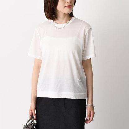 AMI PARIS Ami De Coeur シルケット加工ジャージー ショートスリーブ Tシャツ