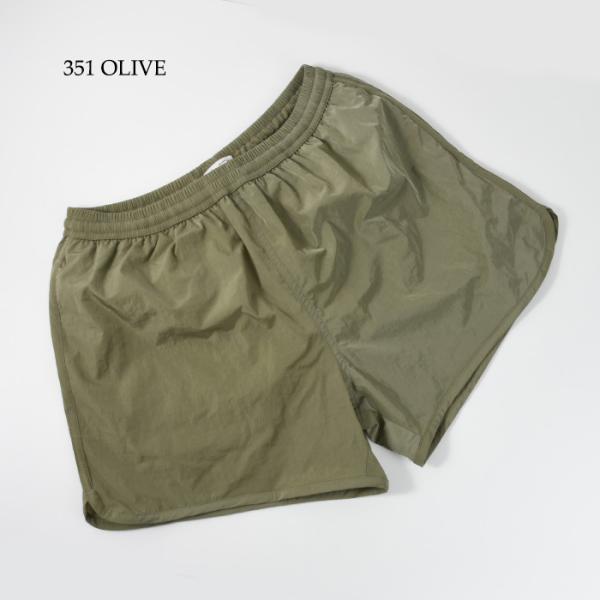 AMI PARIS 나일론 캔버스 수영 반바지 