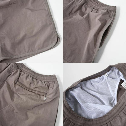 AMI PARIS 나일론 캔버스 수영 반바지 