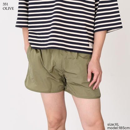 AMI PARIS 나일론 캔버스 수영 반바지 