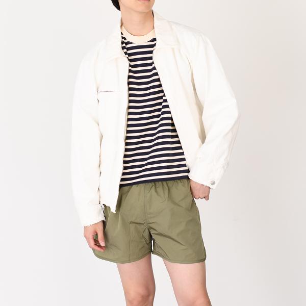 AMI PARIS 나일론 캔버스 수영 반바지 