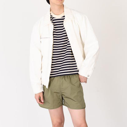 AMI PARIS 나일론 캔버스 수영 반바지 