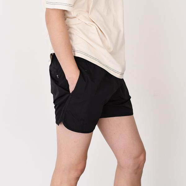 AMI PARIS 나일론 캔버스 수영 반바지 