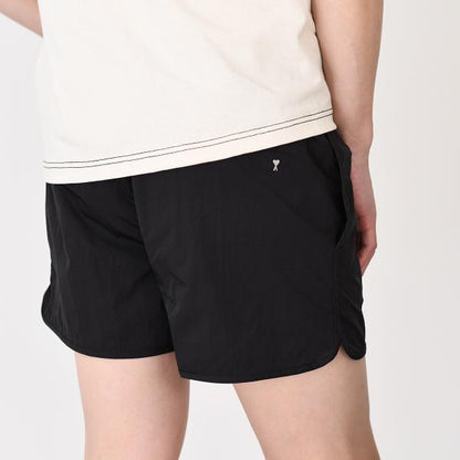 AMI PARIS 나일론 캔버스 수영 반바지 