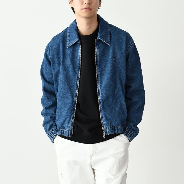 AMI PARIS AMI DE COEUR デニム ジップジャケット