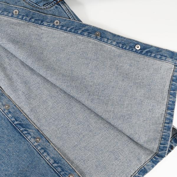 AMI PARIS AMI DE COEUR アミパリス Ami de Coeur ウォッシュドデニム オーバーシャツ