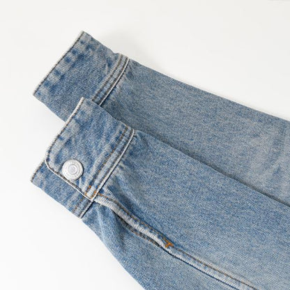 AMI PARIS AMI DE COEUR アミパリス Ami de Coeur ウォッシュドデニム オーバーシャツ