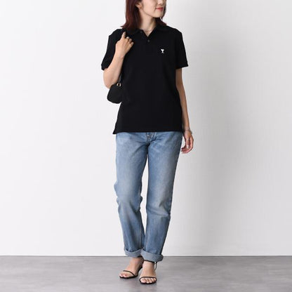 AMI PARIS Ami de Coeur ショートスリーブ ポロシャツ