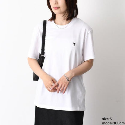 AMI PARIS AMI DE COEUR Ami De Coeur ライトコットンジャージー Tシャツ