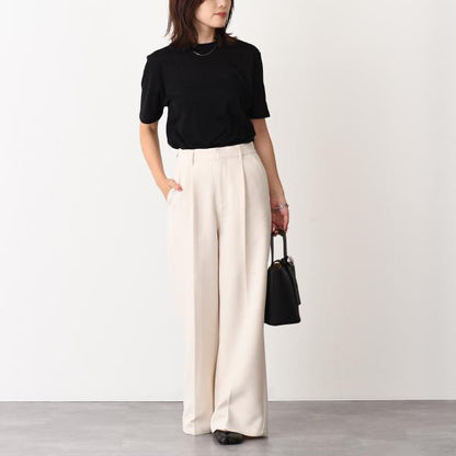 AMI PARIS Ami De Coeur シルケット加工ジャージー ショートスリーブ Tシャツ
