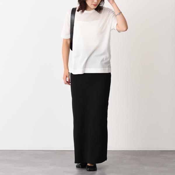 AMI PARIS Ami De Coeur シルケット加工ジャージー ショートスリーブ Tシャツ
