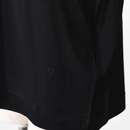 AMI PARIS Ami De Coeur シルケット加工ジャージー ショートスリーブ Tシャツ