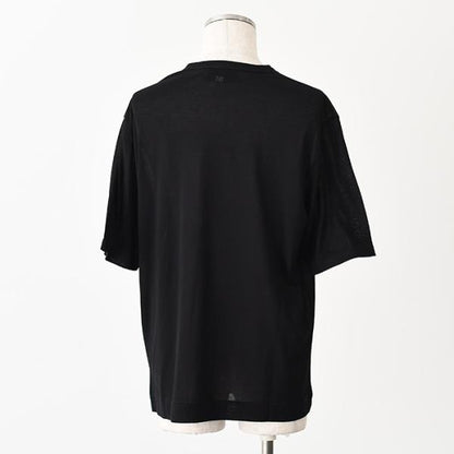 AMI PARIS Ami De Coeur シルケット加工ジャージー ショートスリーブ Tシャツ