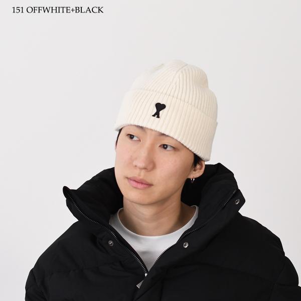 AMI PARIS AMI DE COEUR Wool Beanie 