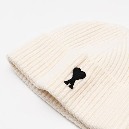 AMI PARIS AMI DE COEUR Wool Beanie 