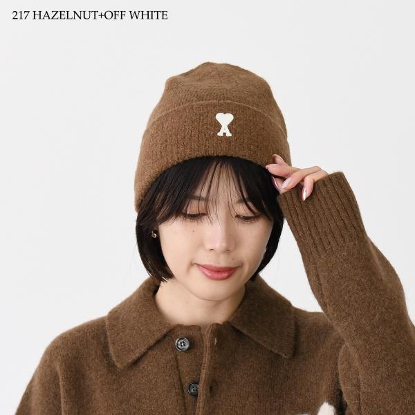 AMI PARIS AMI DE COEUR CLOUDY 비니 캡 