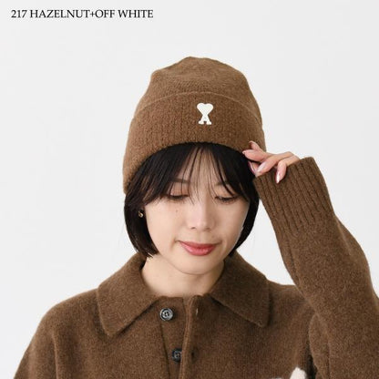 AMI PARIS AMI DE COEUR CLOUDY 비니 캡 