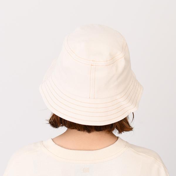 AMI PARIS AMI DE COEUR アミパリス Ami de Coeur エンブロイダリー ウォッシュドデニム バケットハット