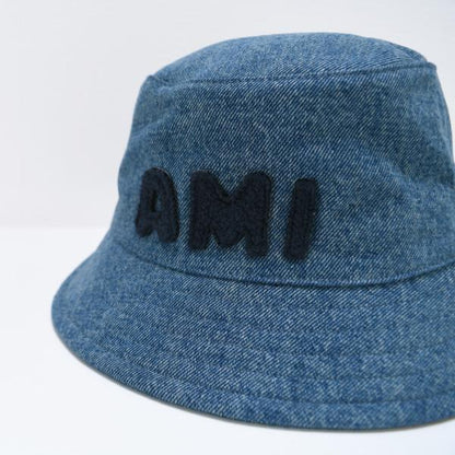 AMI PARIS AMI PARIS  パッチ ウォッシュドデニム バケットハット