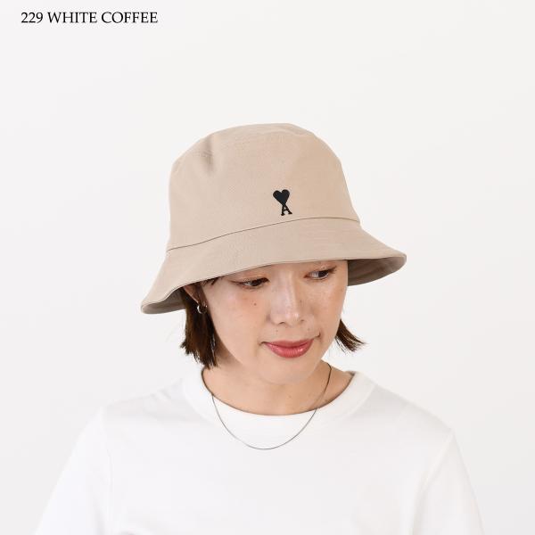 AMI PARIS AMI DE COEUR アミパリス Ami de Coeur コットン バケットハット