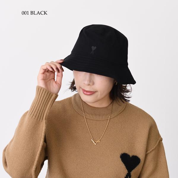 AMI PARIS AMI DE COEUR アミパリス Ami de Coeur コットン バケットハット