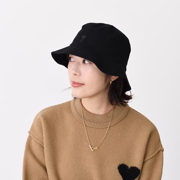 AMI PARIS AMI DE COEUR アミパリス Ami de Coeur コットン バケットハット