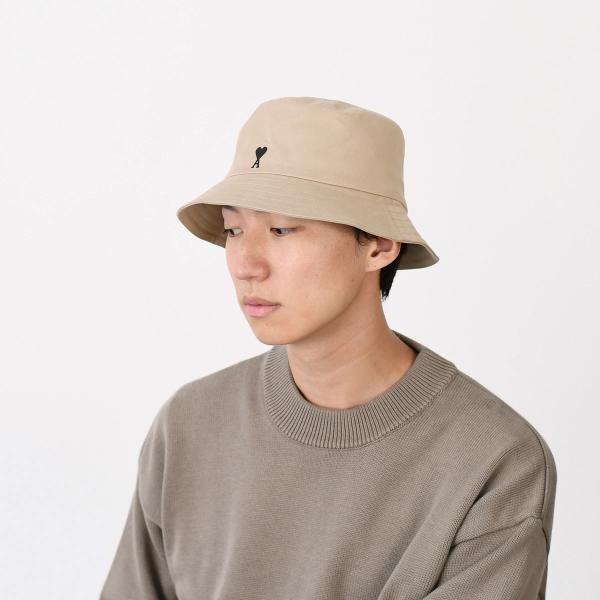 AMI PARIS AMI DE COEUR アミパリス Ami de Coeur コットン バケットハット