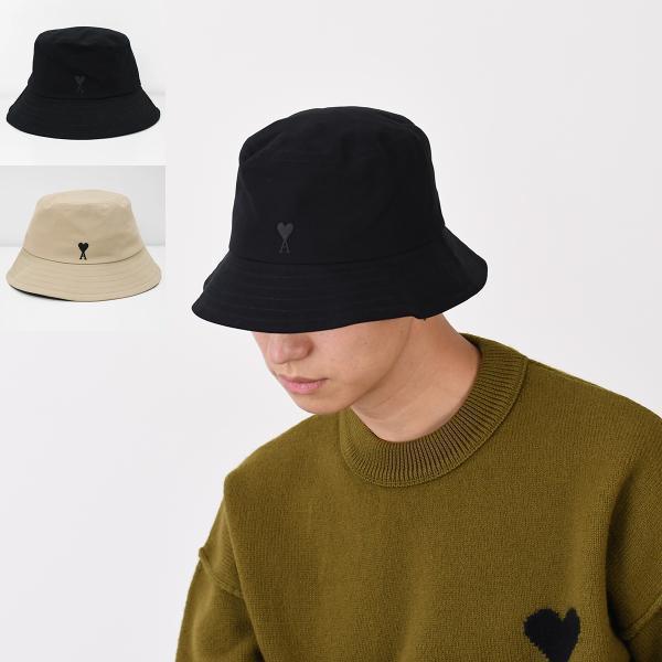 AMI PARIS AMI DE COEUR アミパリス Ami de Coeur コットン バケットハット