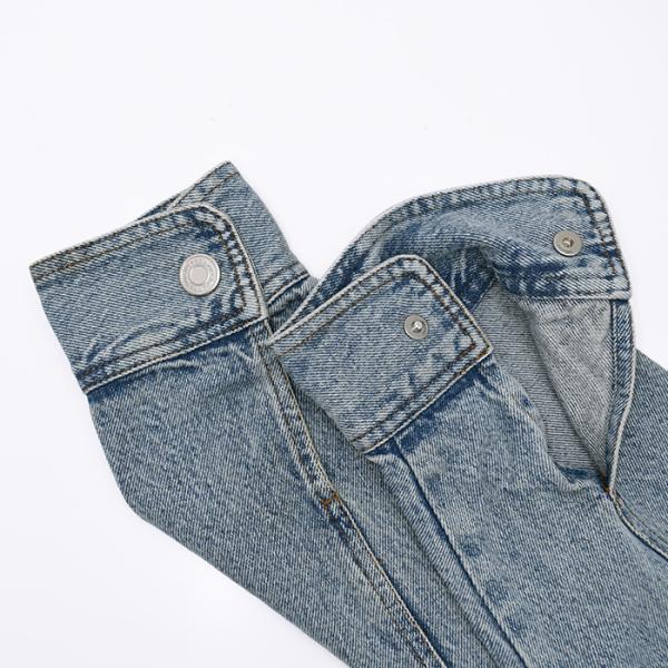 AMI PARIS Ami De Coeur ウォッシュドデニム オーバーシャツ