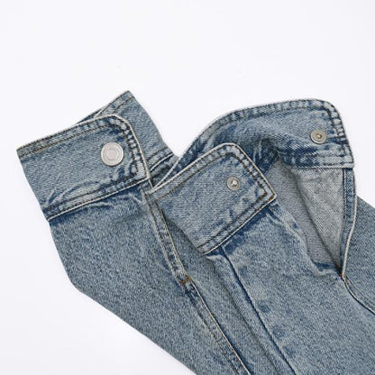 AMI PARIS Ami De Coeur ウォッシュドデニム オーバーシャツ
