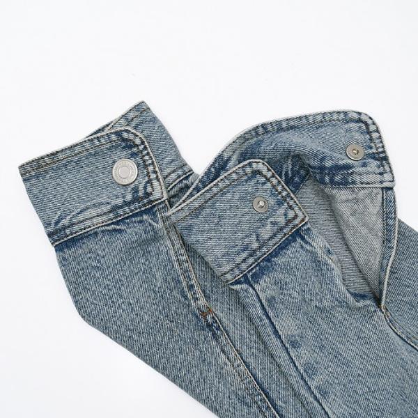 AMI PARIS Ami De Coeur ウォッシュドデニム オーバーシャツ