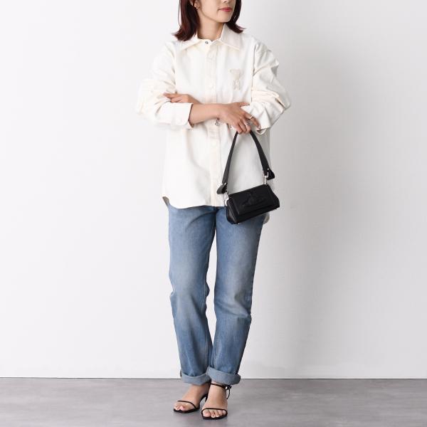 AMI PARIS Ami De Coeur カラーコットンツイル オーバーシャツ
