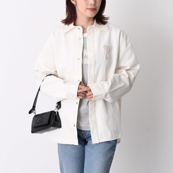 AMI PARIS Ami De Coeur カラーコットンツイル オーバーシャツ