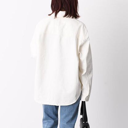 AMI PARIS Ami De Coeur カラーコットンツイル オーバーシャツ